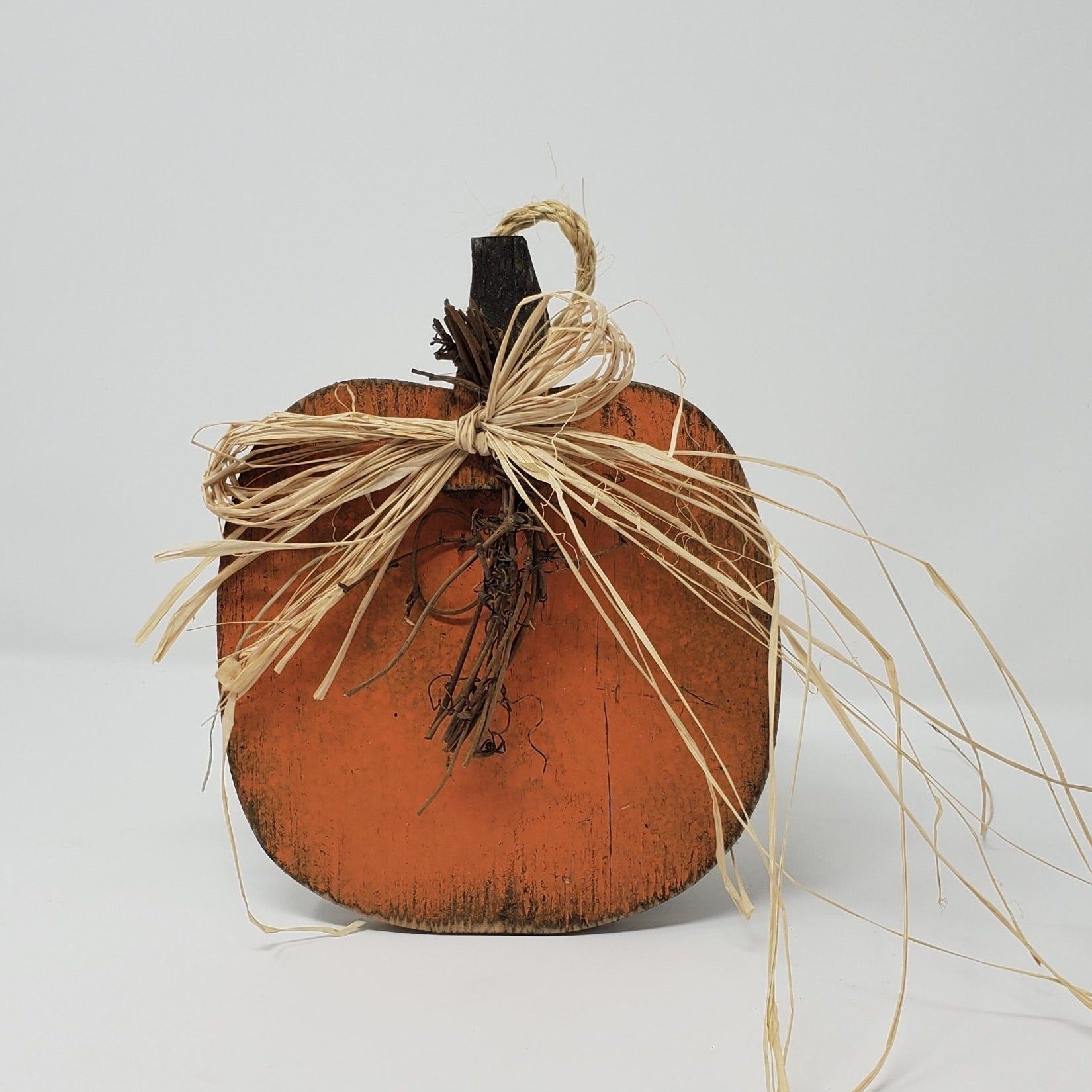 Handcrafted Wood Pumpkin - A Rustic Feeling