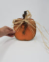 Handcrafted Wood Pumpkin - A Rustic Feeling