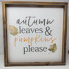 Pumpkin Fall Sign - A Rustic Feeling