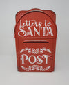 Letters to Santa Red Mailbox - A Rustic Feeling