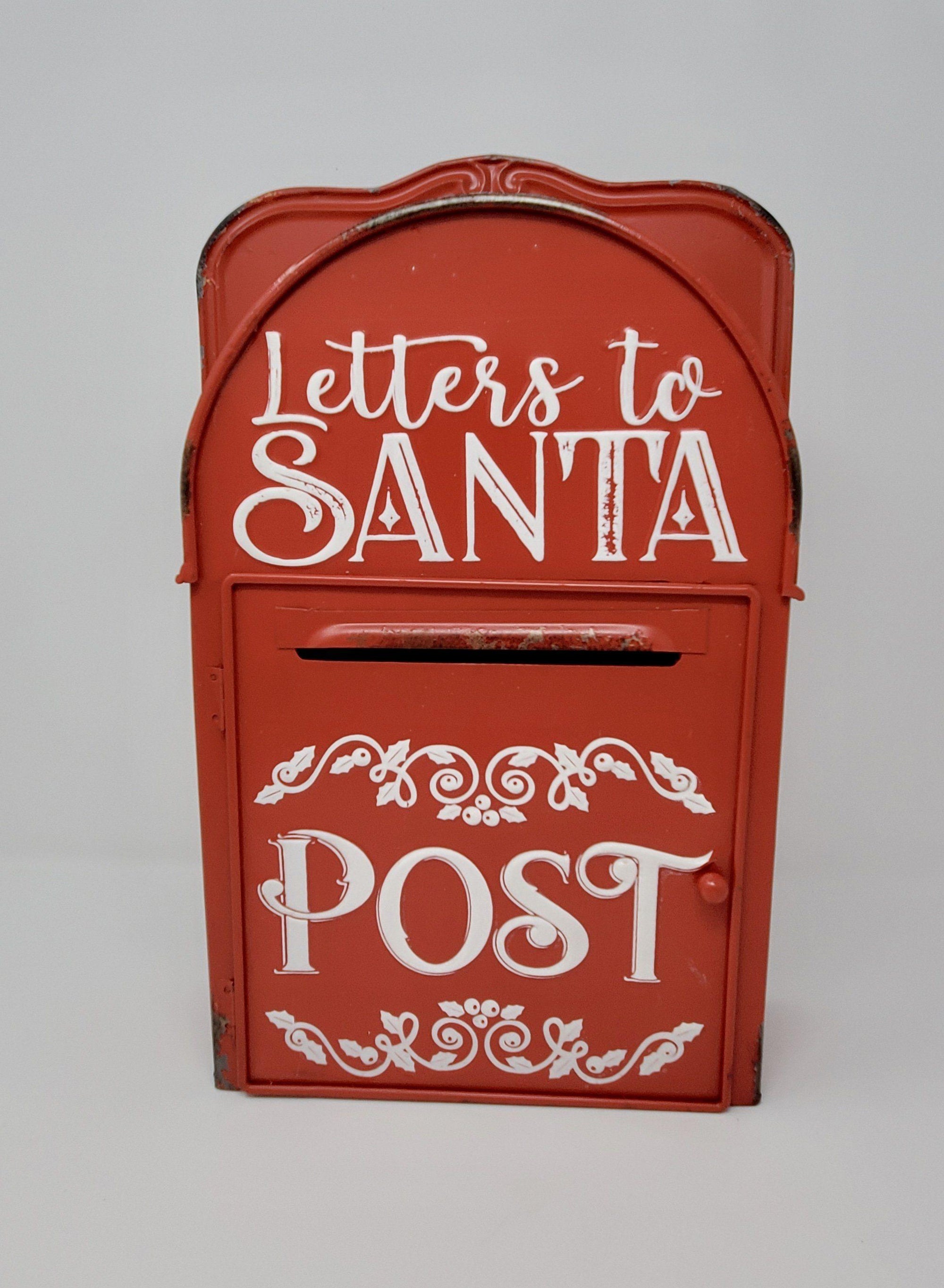 Santa Post Box Note Letters To Santa Mailbox