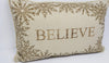 Christmas Pillow - Believe - A Rustic Feeling