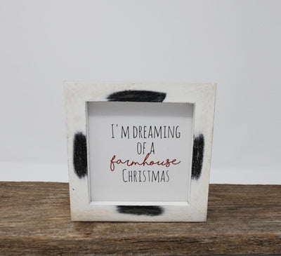 Dreaming of a Farmhouse Christmas Rustic Sign - A Rustic Feeling