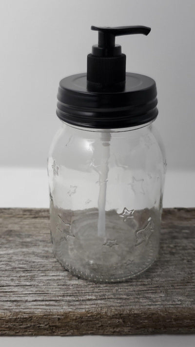 Farmhouse Bathroom Mason Jar Soap Dispenser - A Rustic Feeling