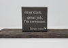 Best Funny Dad Gift - A Rustic Feeling