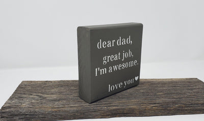 Best Funny Dad Gift - A Rustic Feeling