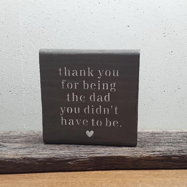 Stepdad Father's Day Gift, Gift for Stepdad, Stepfather Gift - A Rustic Feeling