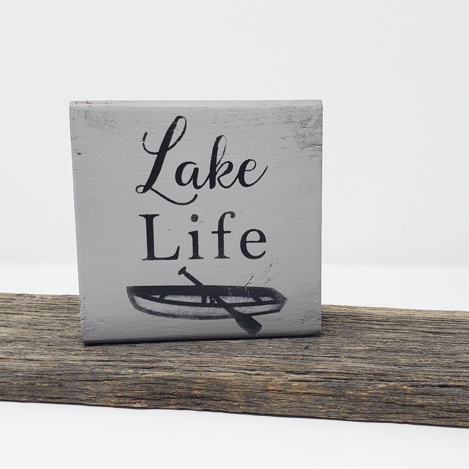 Lake House Sign, Summer Decor - A Rustic Feeling