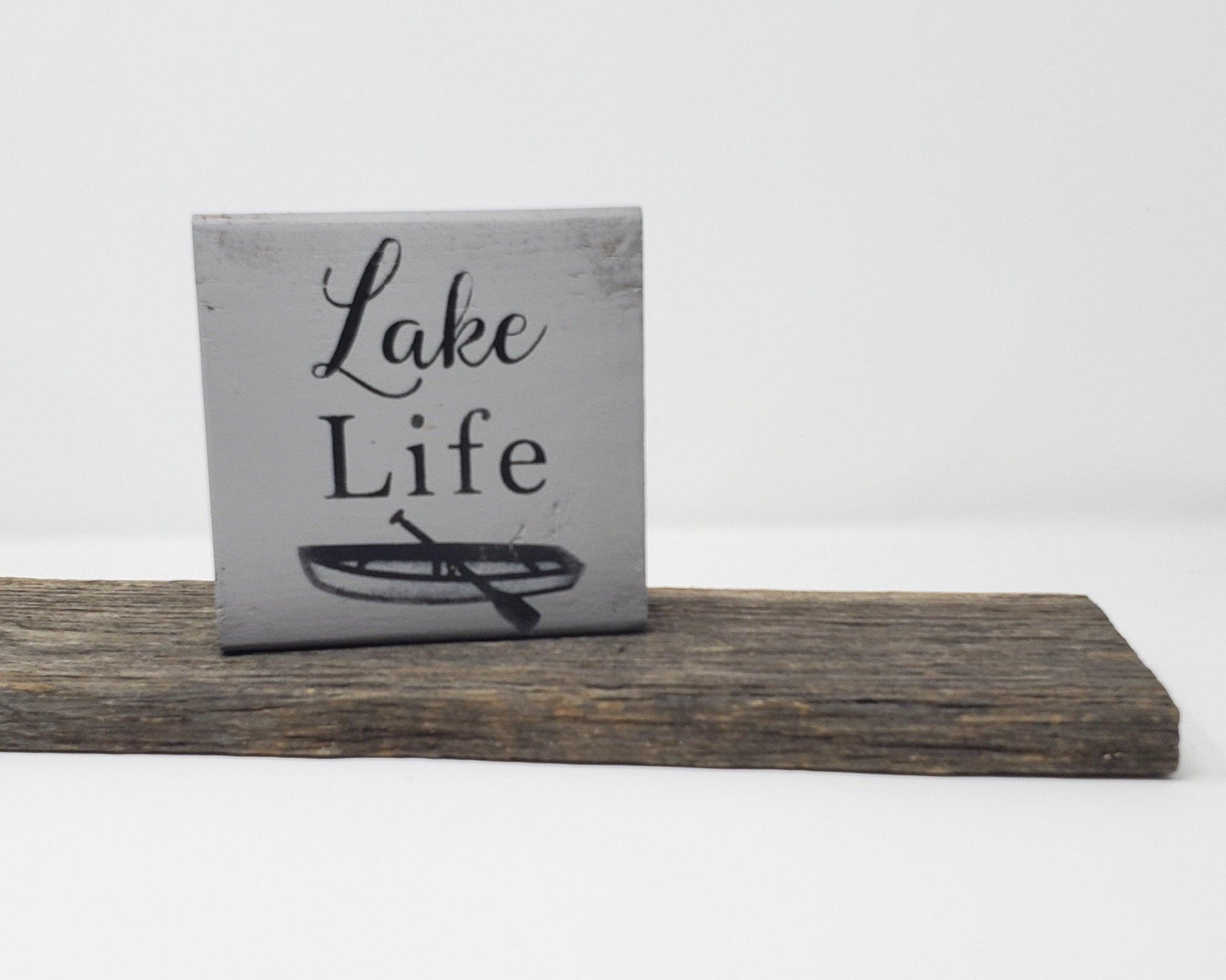 Lake House Sign, Summer Decor - A Rustic Feeling