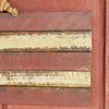 Lath Wooden American Flag with Rusty Stars - A Rustic Feeling