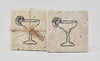 Drink Coasters, Margarita, Stone Coasters, Bachelorette Gift Beach A Rustic Feeling