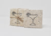 Drink Coasters, Margarita, Stone Coasters, Bachelorette Gift Beach A Rustic Feeling