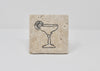 Drink Coasters, Margarita, Stone Coasters, Bachelorette Gift Beach A Rustic Feeling