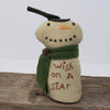 Primitive Snowman with Top Hat - A Rustic Feeling