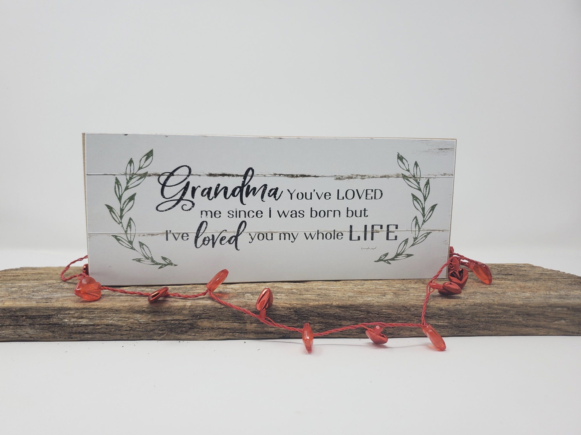 Grandma Valentine's Day Gift Valentine Decor A Rustic Feeling