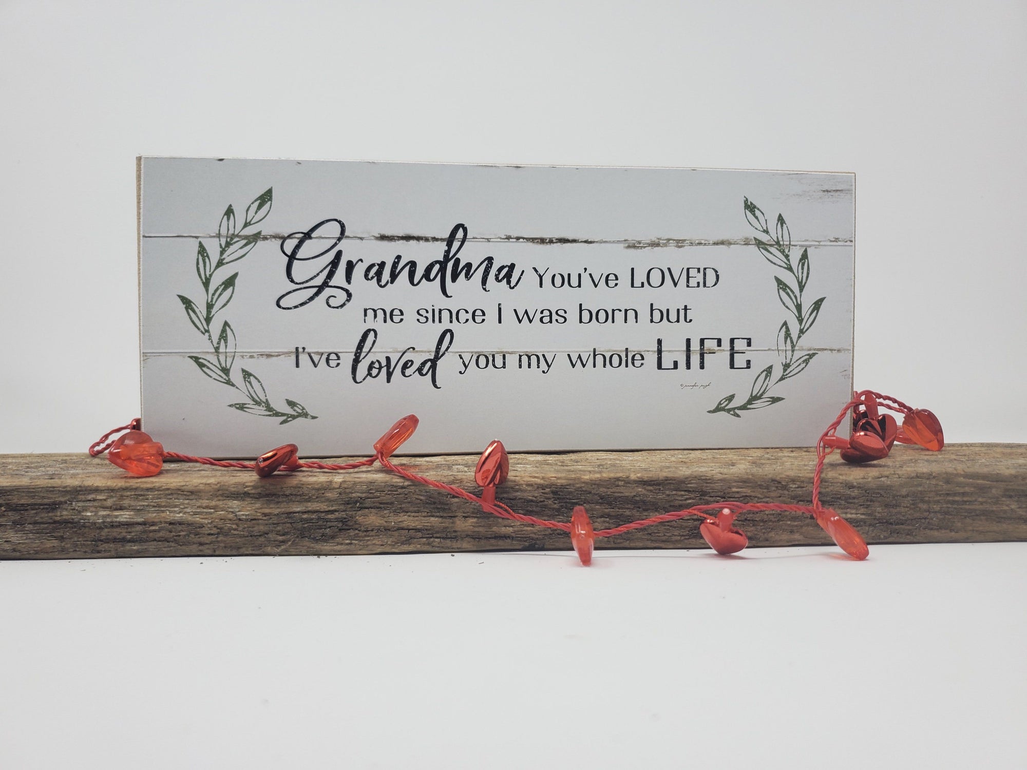 Grandma Valentine's Day Gift Valentine Decor A Rustic Feeling