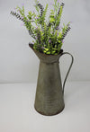 Vintage Galvanized Pitcher - A Rustic Feeling