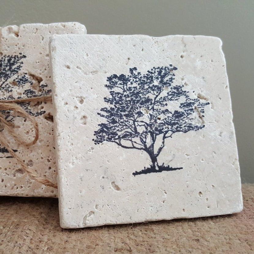 Tree of Life Coaster Set - A Rustic Feeling