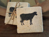 Cow Coasters, Cow Gifts - A Rustic Feeling