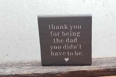 Stepdad Father's Day Gift, Gift for Stepdad, Stepfather Gift - A Rustic Feeling