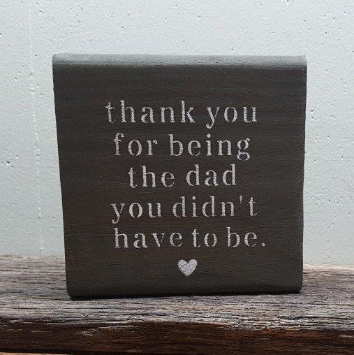 Stepdad Father's Day Gift, Gift for Stepdad, Stepfather Gift - A Rustic Feeling