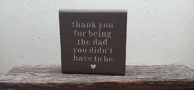 Step Dad Gifts, Step Dad Wedding Gift - A Rustic Feeling