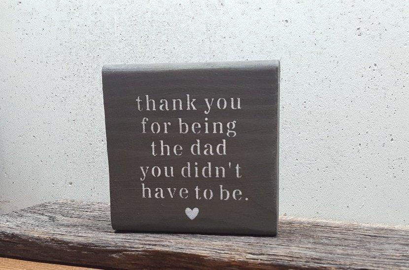 Step Dad Gifts, Step Dad Wedding Gift - A Rustic Feeling